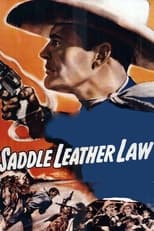 Poster de la película Saddle Leather Law