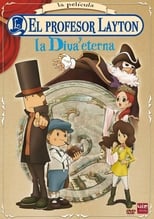 Poster de la película El profesor Layton y la diva eterna