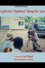 Poster de la película Lightnin' Hopkins' Song For Les