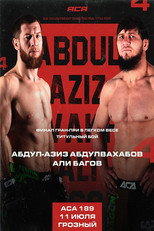 Poster de la película ACA 189: Abdulvakhabov vs. Bagov 4