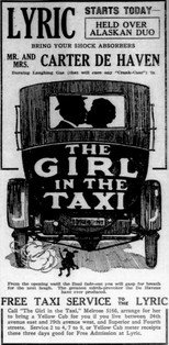 Poster de la película The Girl in the Taxi