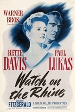 Poster de la película Watch on the Rhine