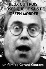 Poster de la película 2 ou 3 choses que je sais de Joseph Morder