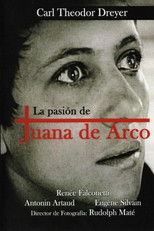 Poster de la película La pasión de Juana de Arco