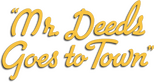 Logo Mr. Deeds Goes to Town