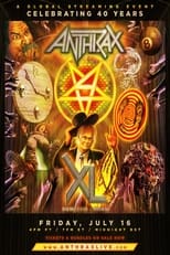 Poster de la película Anthrax: 40th Anniversary Livestream