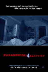 Poster de la película Paranormal Activity 4