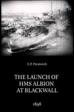 Poster for The Launch of HMS Albion at Blackwall 