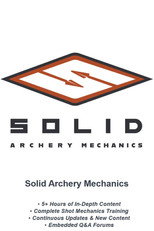 Solid Archery Mechanics poster