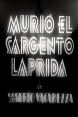 Poster for Murió el sargento Laprida 