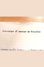 Les corps d'amour de Pasolini