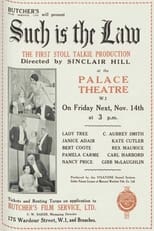 Poster for Such Is the Law