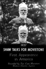 Poster for Shaw Talks for Movietone News