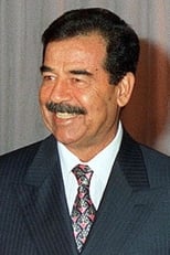 Foto retrato de Saddam Hussein