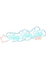 Poster for Hinatazaka46's Happy Train Tour 2023 in Osaka Castle Hall