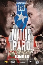 Poster for Subriel Matias vs. Liam Paro 