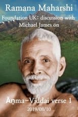 Poster for Ramana Maharshi Foundation UK: discussion with Michael James on Āṉma-Viddai verse 1