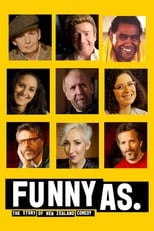 Poster for Funny As: The Story of New Zealand Comedy