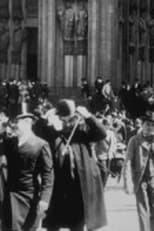Cologne: sortie de la cathédrale (1896)