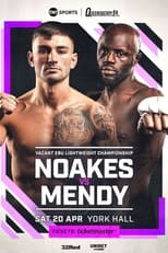 Poster for Sam Noakes vs. Yvan Mendy