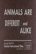 Animals Are Different and Alike poster