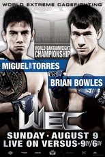 WEC 42: Torres vs. Bowles poster movie