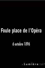 Fêtes franco-russes: Paris, la foule sur la place de l'Opéra (1896)