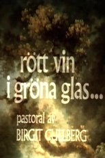 Poster di Rött vin i gröna glas