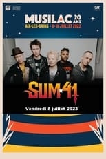 Poster for Sum 41 - Musilac 2022