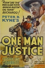 Poster for One Man Justice 