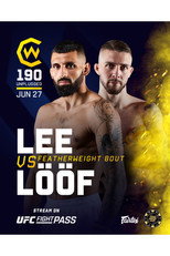 Cage Warriors 190: Unplugged poster
