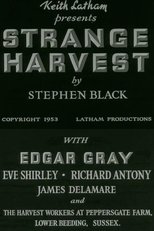 Strange Harvest poster movie