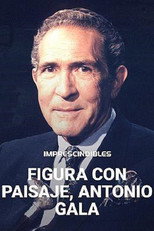 Paisaje con figuras poster