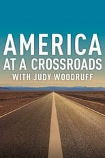 Poster for PBS NEWSHOUR: America at a Crossroads with Judy Woodruff