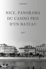 Poster di Nice, panorama du casino pris d'un bateau