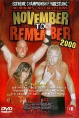 Poster for ECW November to Remember 2000