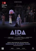 Poster for Aida Gran Teatre del Liceu 