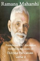 Poster for Ramana Maharshi Foundation UK: discussion with Michael James on Ēkāṉma Pañcakam verse 2