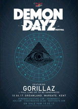 Gorillaz: Demon Dayz Festival poster