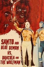 Poster for Santo and Blue Demon vs. Dracula and the Wolf Man