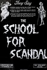 Poster for The School for Scandal