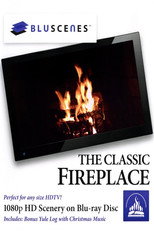 BluScenes: The Classic Fireplace poster