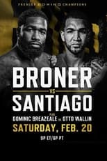 Poster for Broner Vs. Santiago 