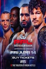 Poster for PFL 3: 2023 Regular Season 