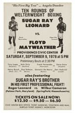 Poster for Sugar Ray Leonard vs. Floyd Mayweather Sr