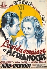 Poster for La vida empieza a medianoche