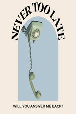 Never too late poster