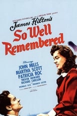 Poster for So Well Remembered
