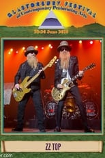 Poster for ZZ Top Live at Glastonbury Festival 