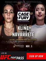 CFFC 127: Kline vs. Navarrete poster
